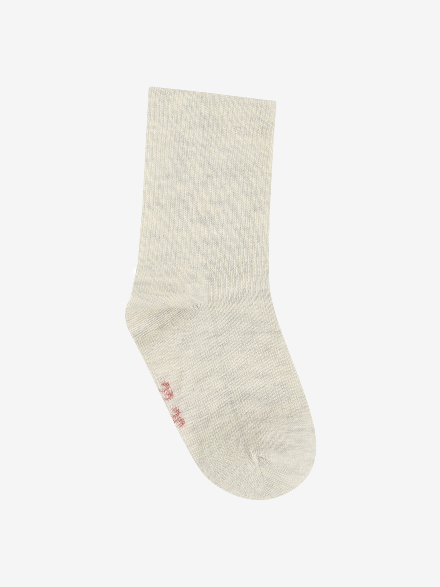 Minymo Sokker 2-pak Perfect Basic Silver Birch Melange - Billede 2