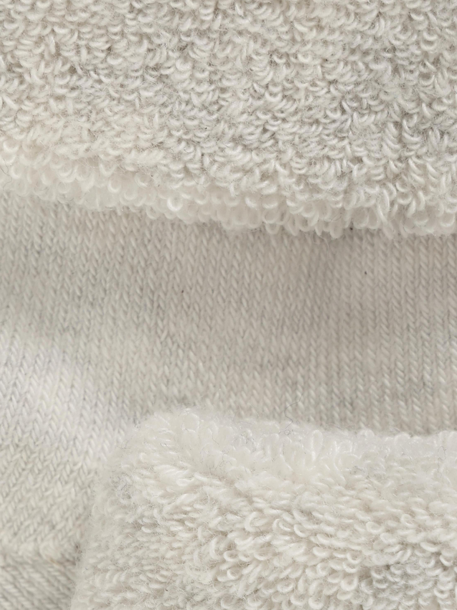 Minymo Sokker 2-pak Cozy Velour Silver Birch Melange - Billede 3