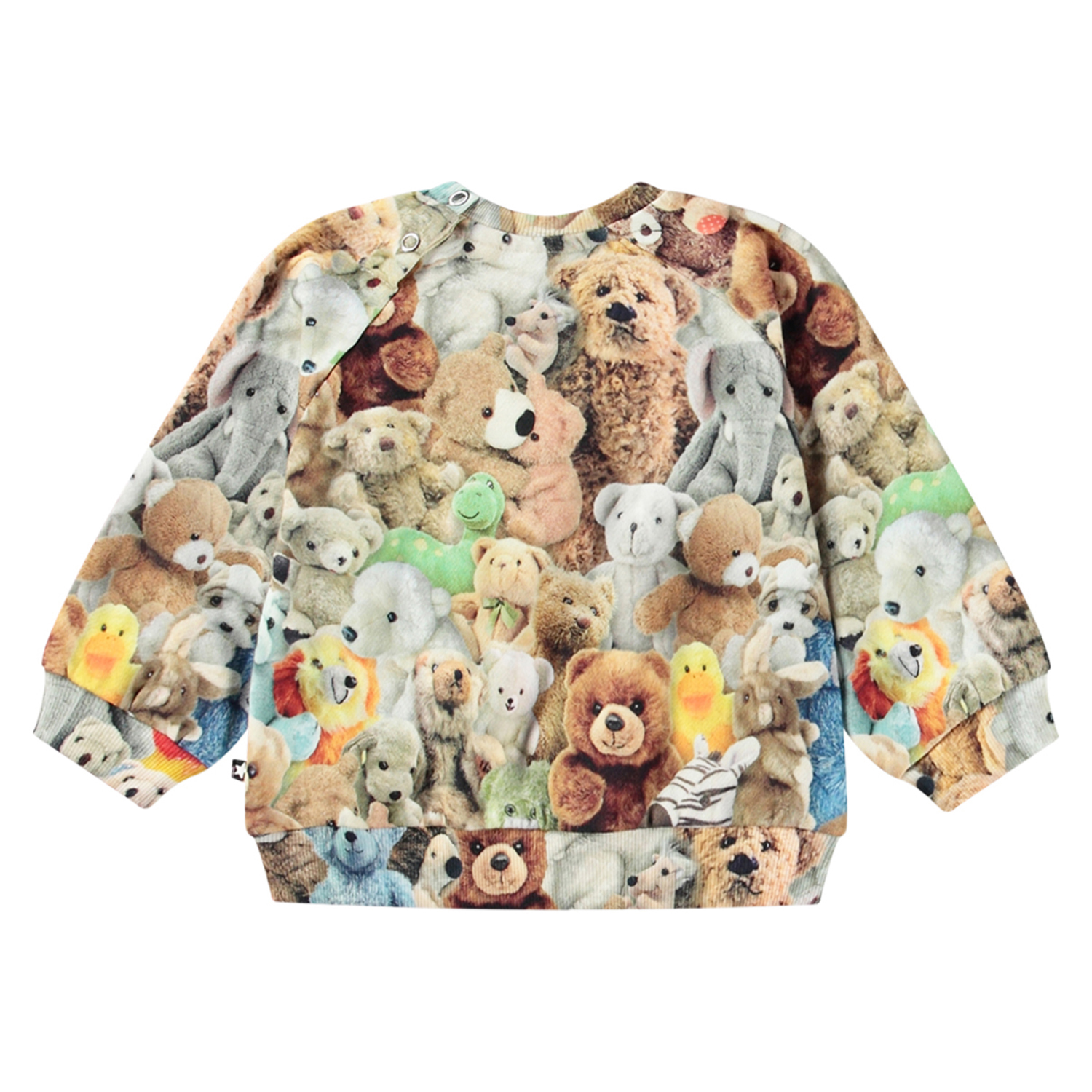 Molo Sweatshirt LS Disc Teddy Friends - Billede 2