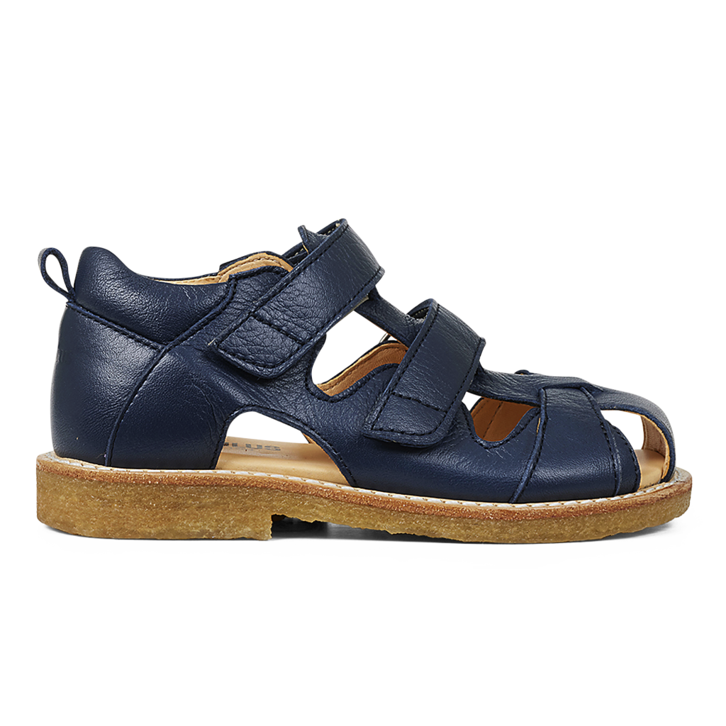 Angulus Sandal Med Velcrolukning Navy - Billede 2