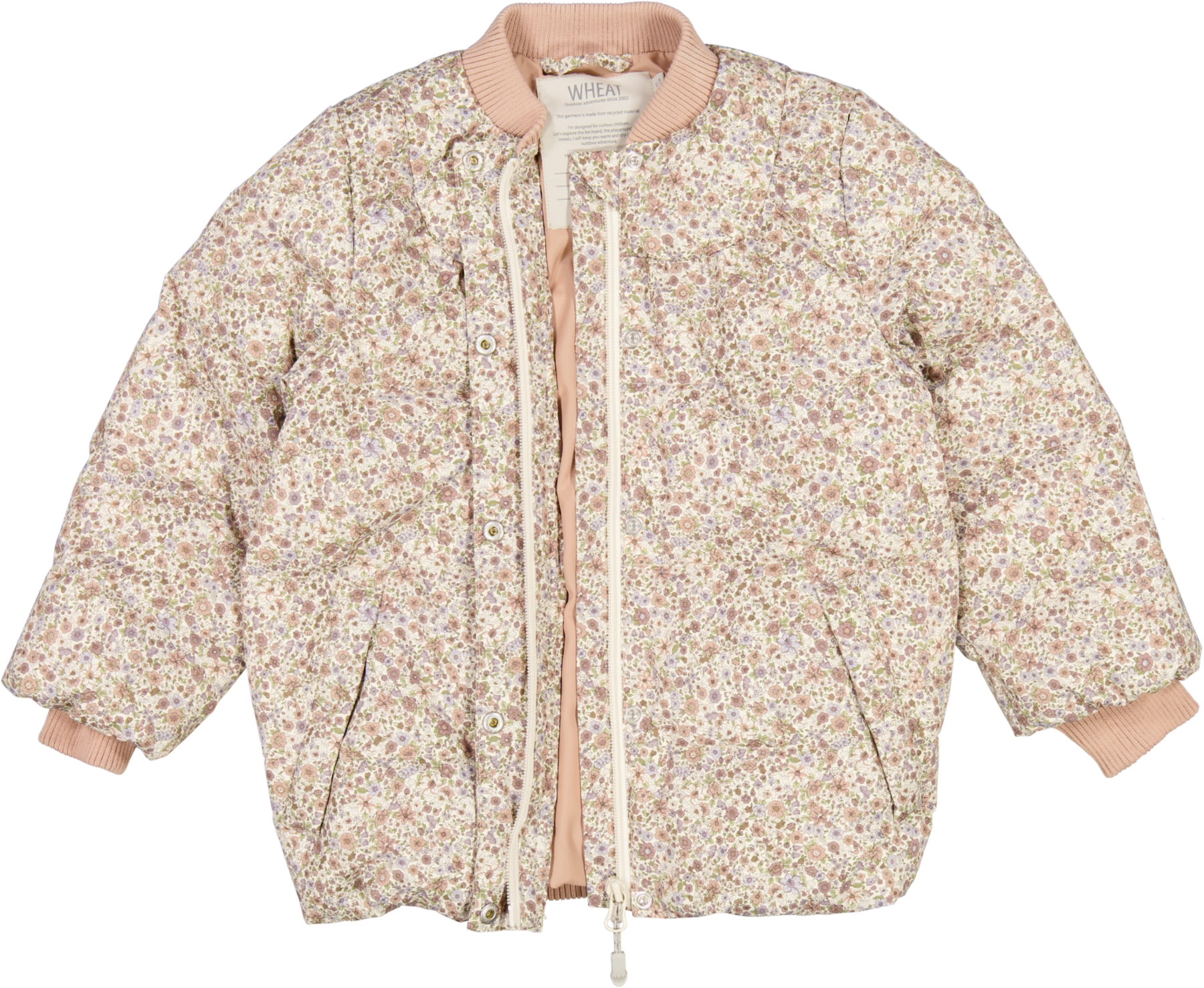 Wheat Sommer Dunjakke Puffer Summer Flowers - Billede 2
