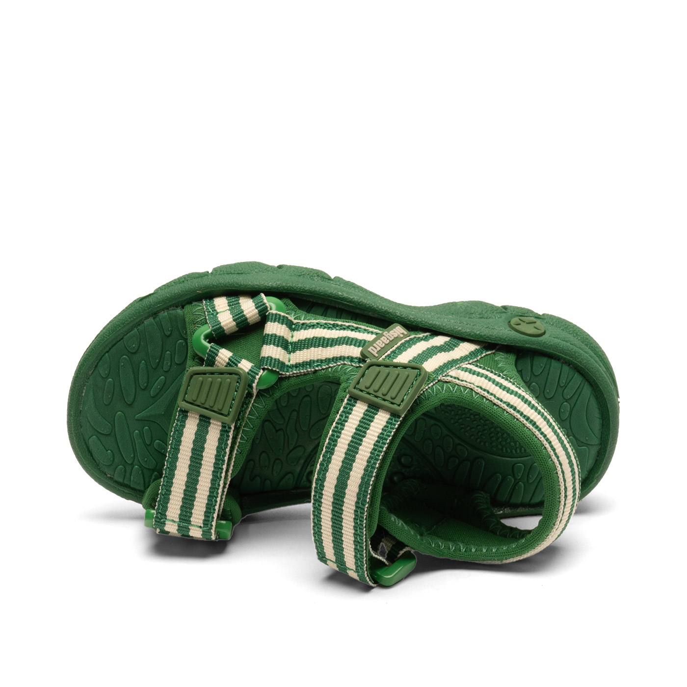 Bisgaard Sandal Trine Kjær X Addie Emerald Green Stripes - Billede 4