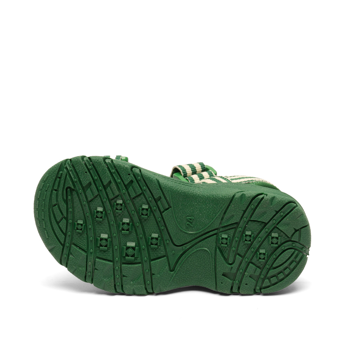 Bisgaard Sandal Trine Kjær X Addie Emerald Green Stripes - Billede 5