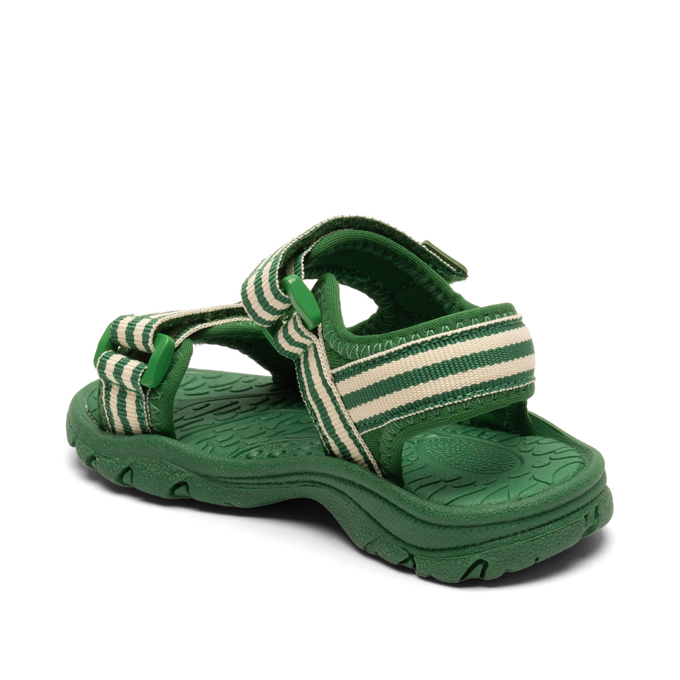 Bisgaard Sandal Trine Kjær X Addie Emerald Green Stripes - Billede 2