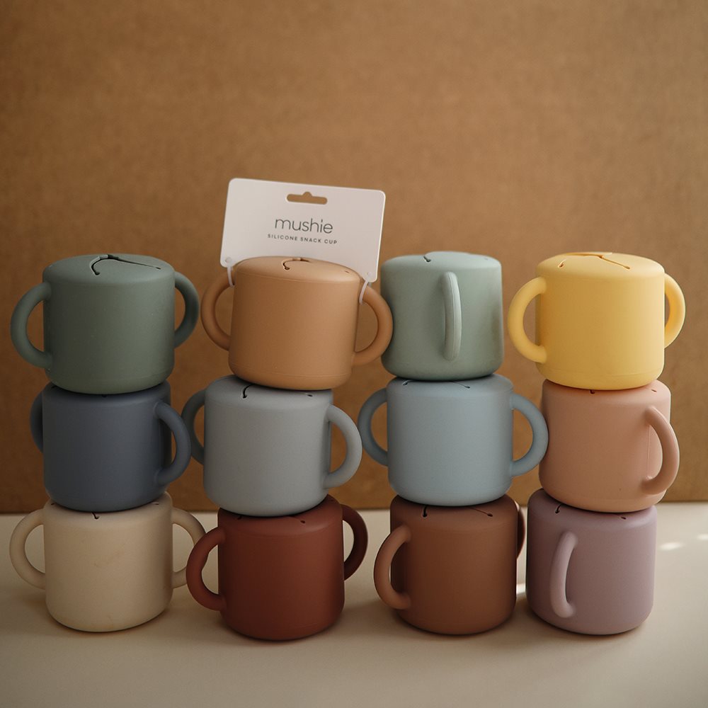 Mushie Snack Cup Powder Blue - Billede 3