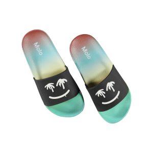 Molo Badetøfler Zhappy Palm Spray Face