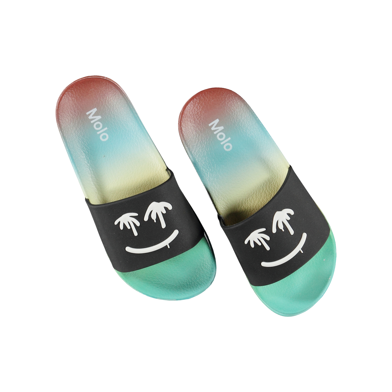 Molo Badetøfler Zhappy Palm Spray Face