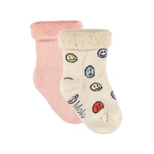 Molo Strømper Nodda 2-pak Rose Cloud