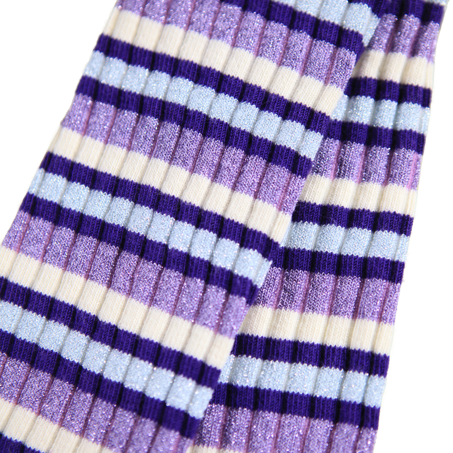 Molo Strømpebukser Rib Stripy Tights Cosmic Stripe - Billede 2