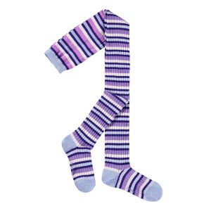 Molo Strømpebukser Rib Stripy Tights Cosmic Stripe