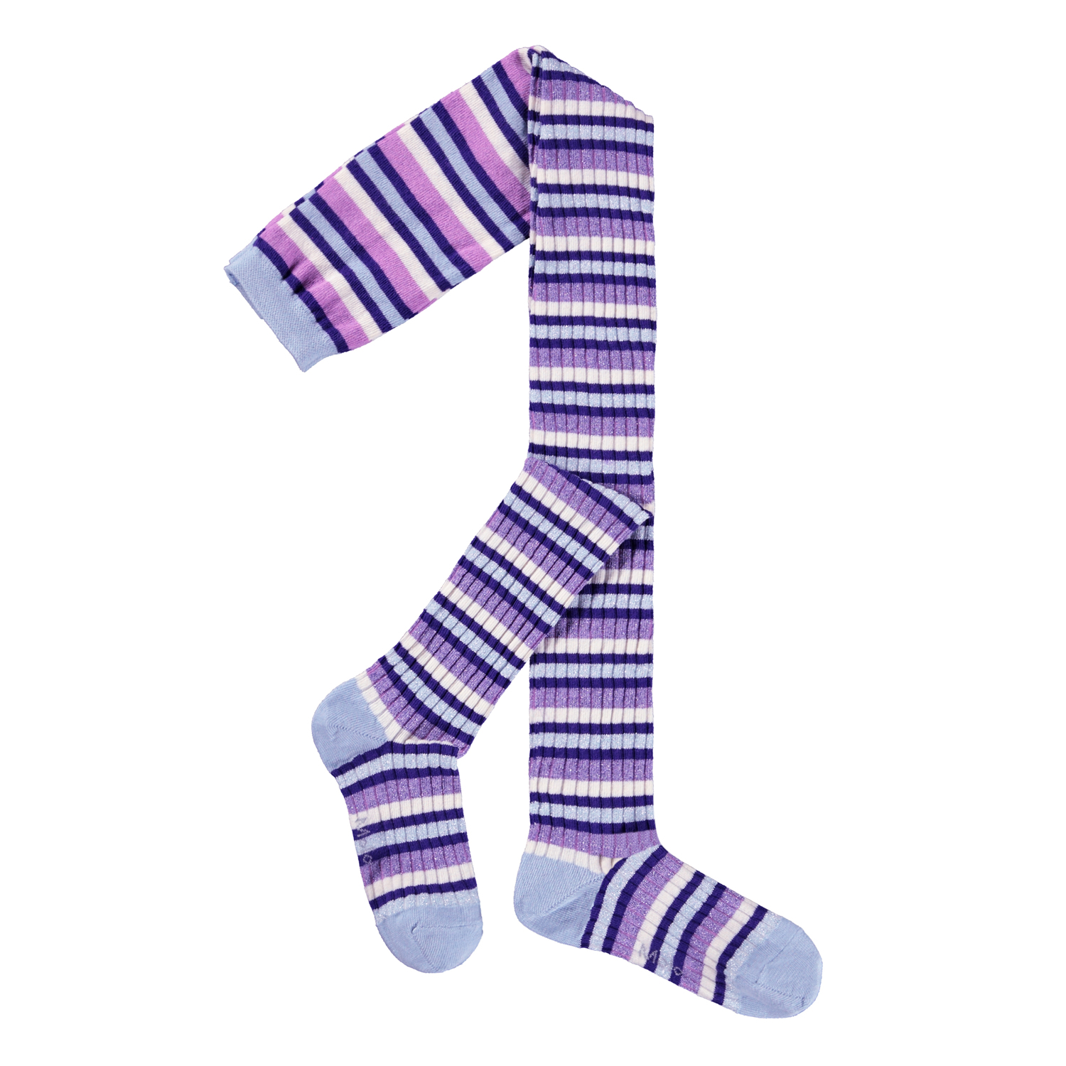 Molo Strømpebukser Rib Stripy Tights Cosmic Stripe