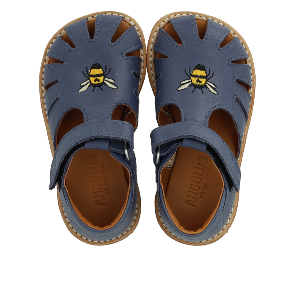 Angulus Sandal Begynder med Bi Broderi Indigo - Billede 6