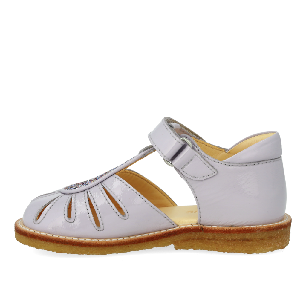 Angulus Sandal med Dråbedetalje med Glitter Lilac - Billede 6
