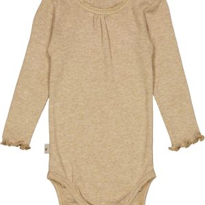 Wheat Body Rib Lace Dark Oat Melange