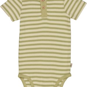 Wheat Body Placket Green Stripe