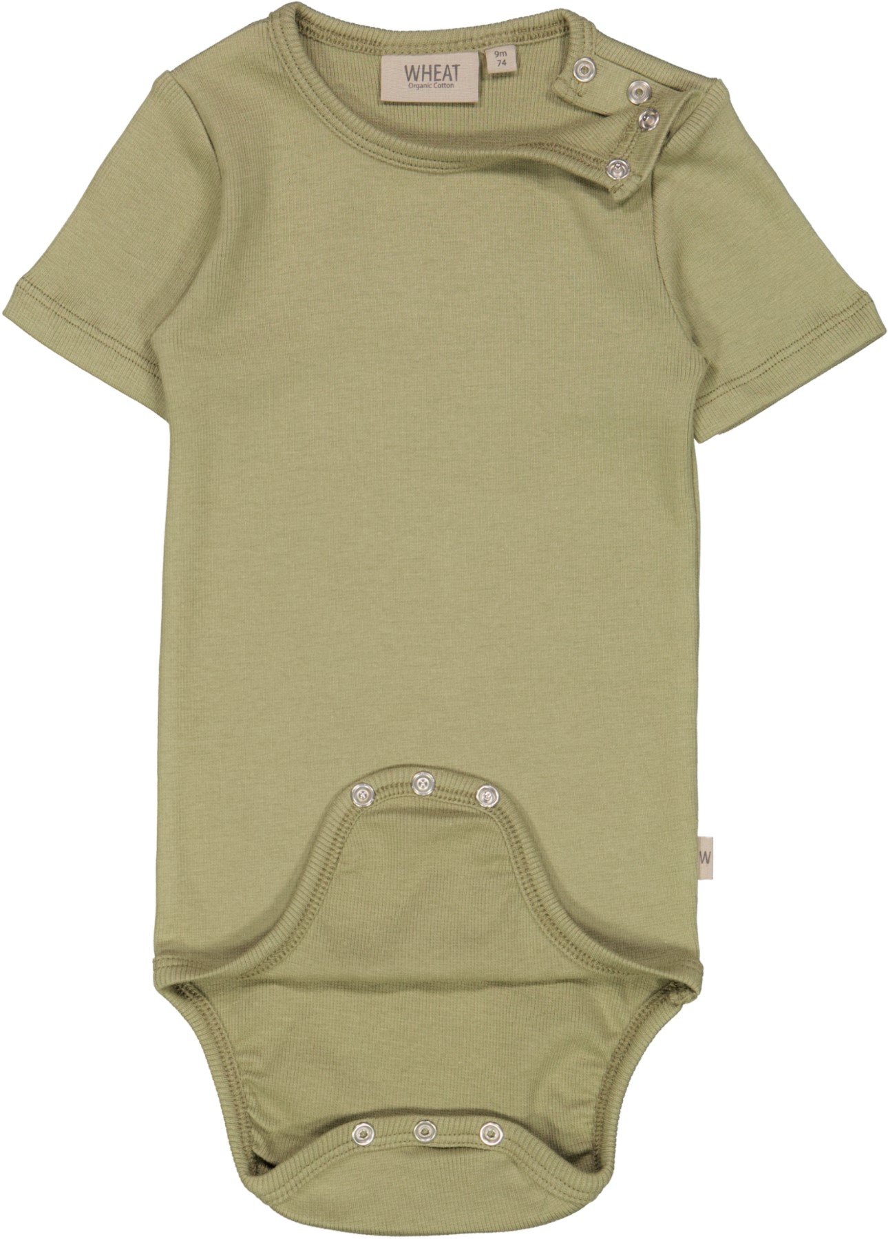 Wheat Body Rib Plain Forest Mist - Billede 2