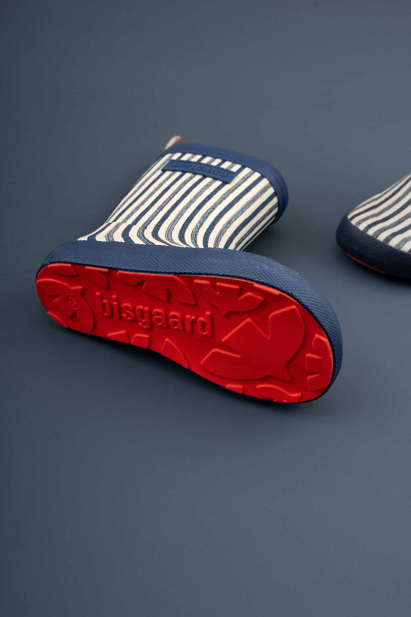 Bisgaard Gummistøvler Barefoot High Rubber Sailor Stripes - Billede 7