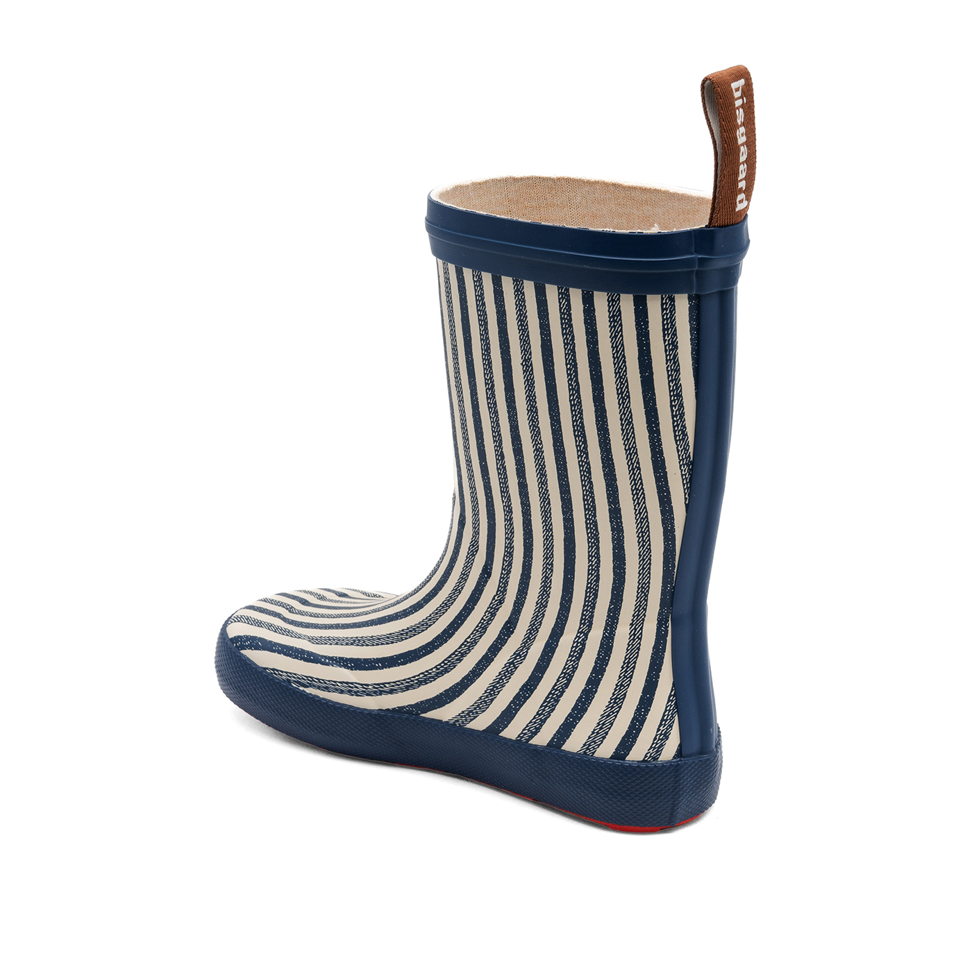 Bisgaard Gummistøvler Barefoot High Rubber Sailor Stripes - Billede 2