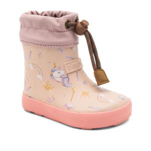 Bisgaard Termogummistøvler Baby Barefoot Short Unicorn