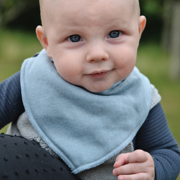 Mikk-Line Hagesmæk Bandana Baby Pink - Billede 2