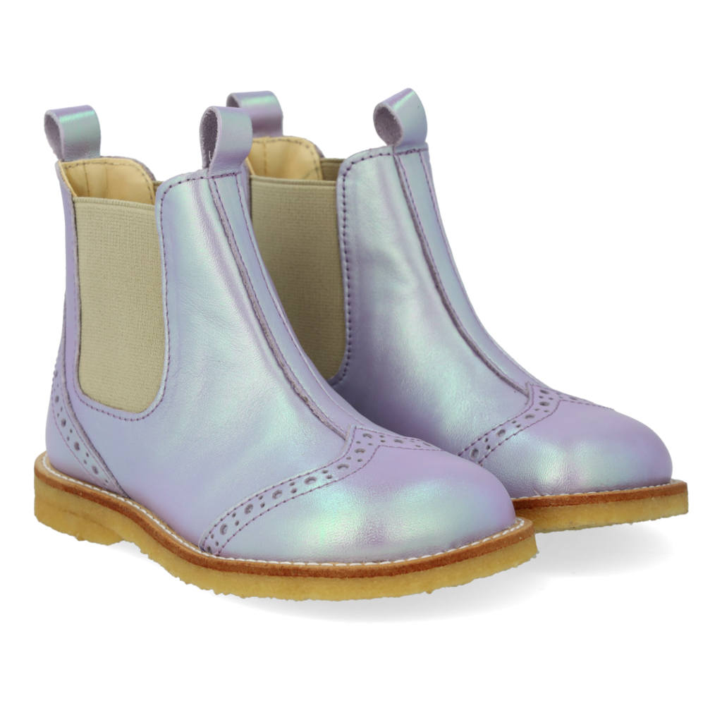 Angulus Chelsea Støvle Lilac/Beige - Billede 2