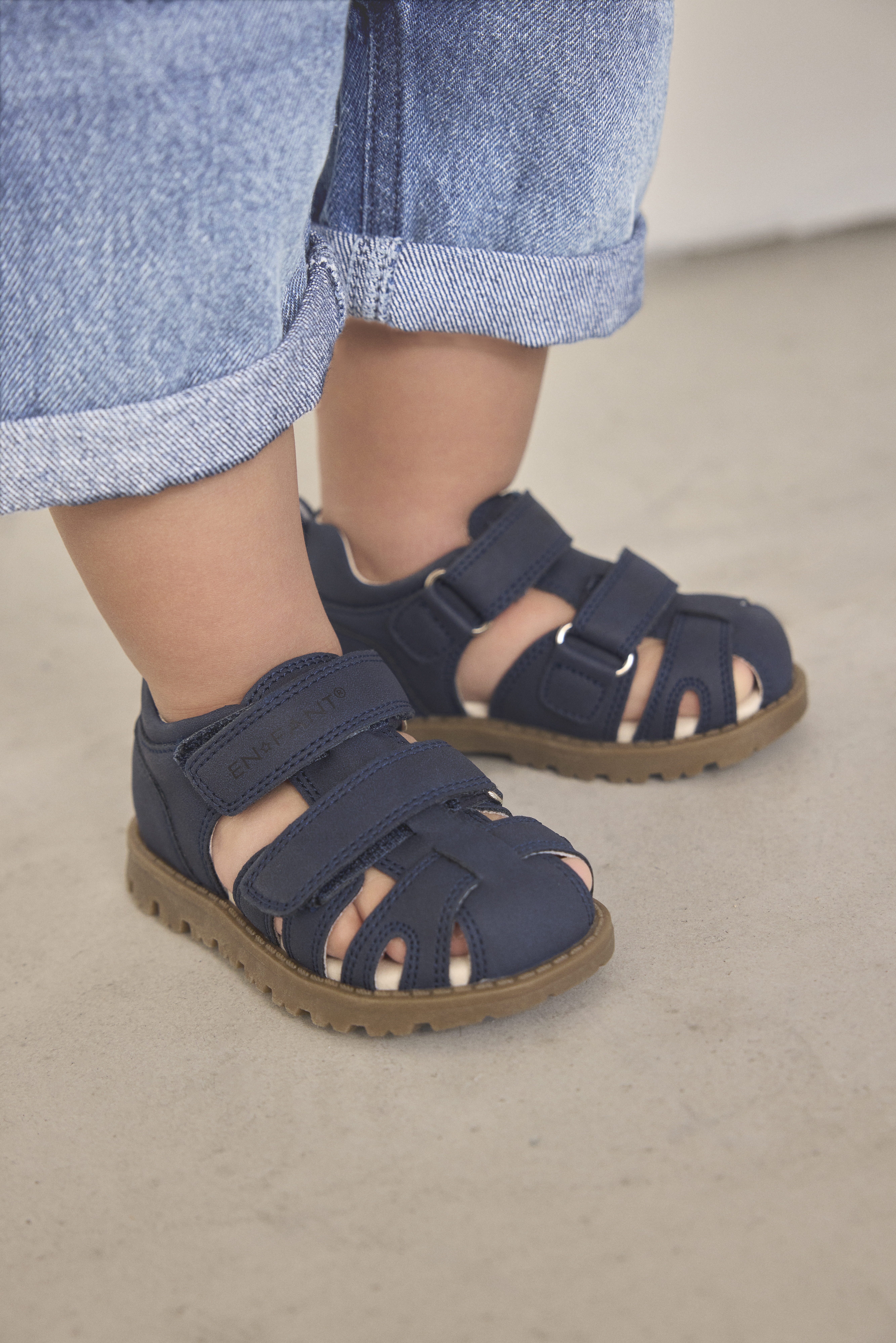 En Fant Sandal Velcro Parisian Night - Billede 4