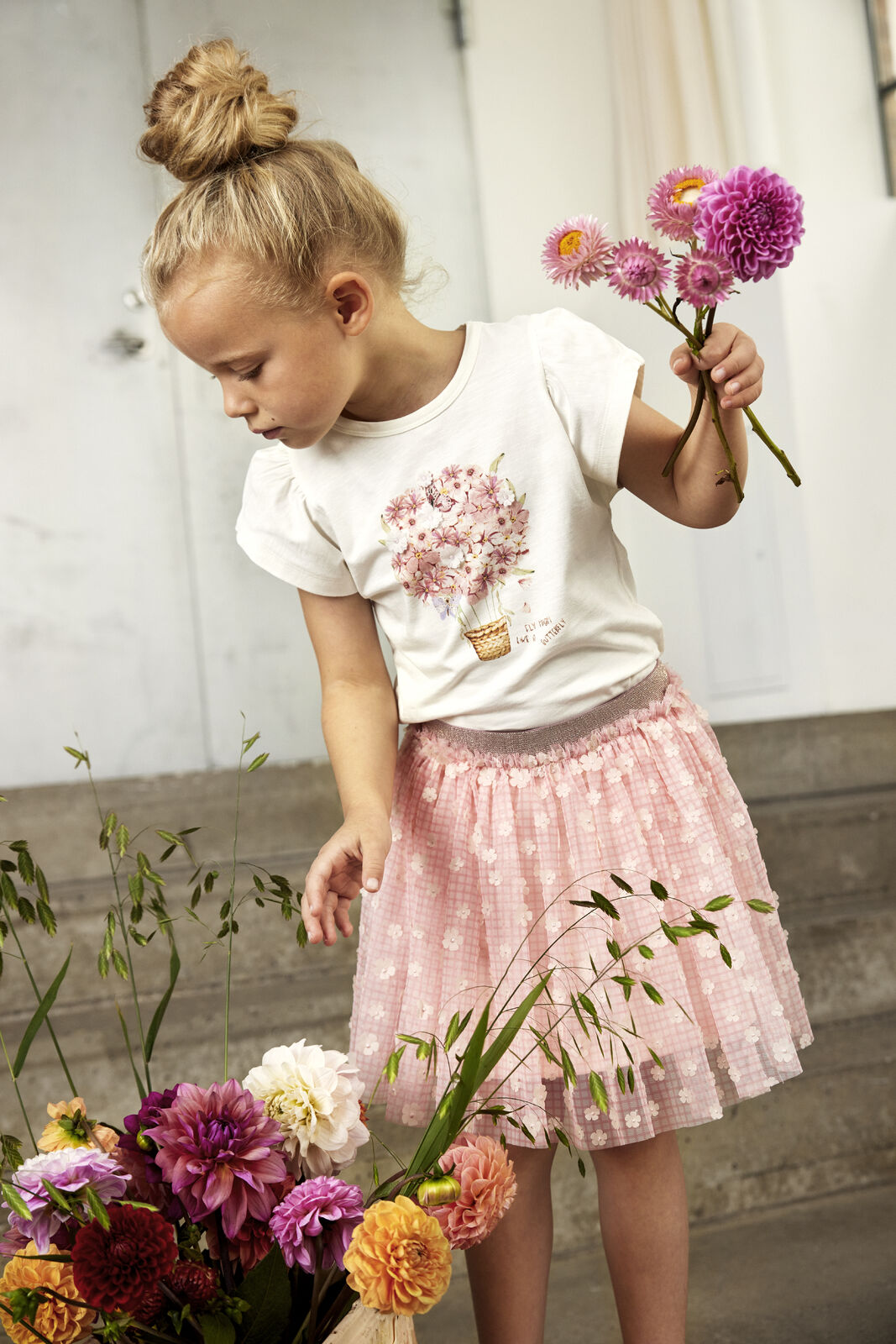 Minymo T-shirt SS Pristine - Billede 4