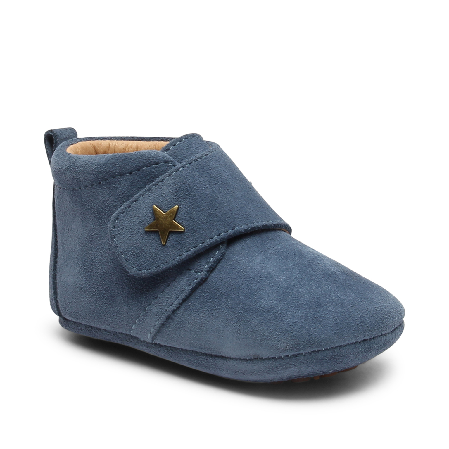 Bisgaard Hjemmesko Velcro "STAR" Blue - Billede 2