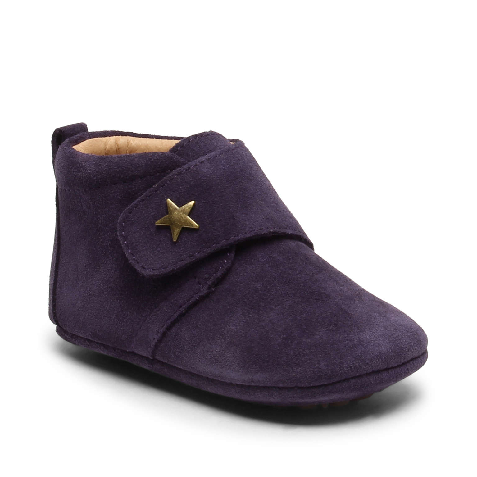 Bisgaard Hjemmesko Velcro "STAR" Purple - Billede 2