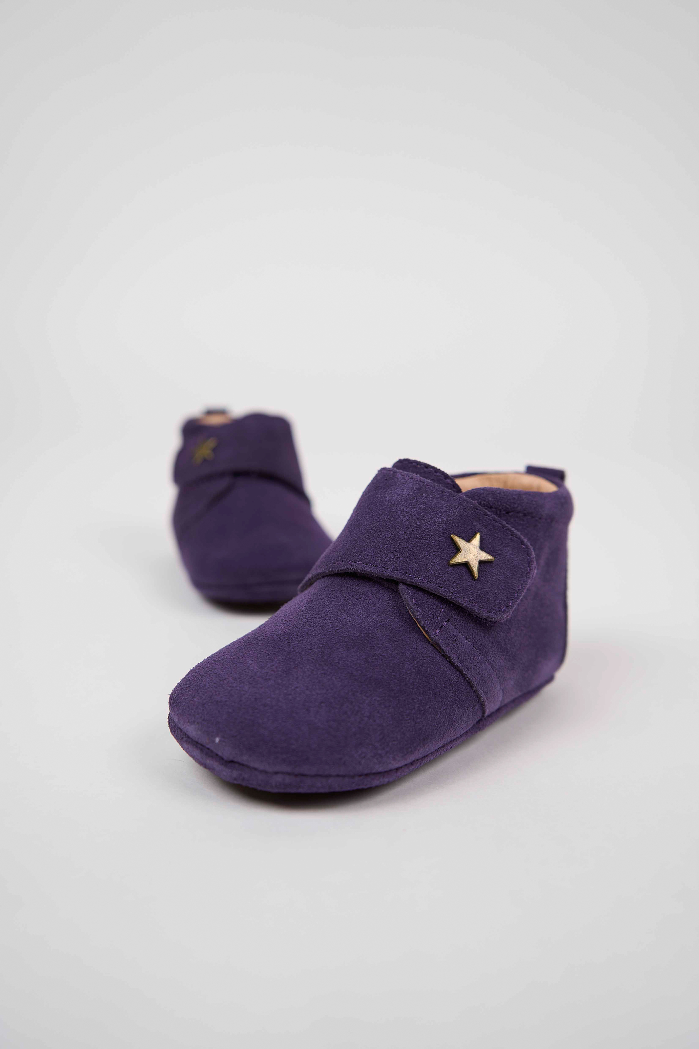 Bisgaard Hjemmesko Velcro "STAR" Purple - Billede 6