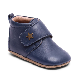 Bisgaard Hjemmesko Velcro "STAR" Navy