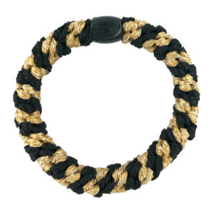 Bow's by Stær Hårelastik Multi Black, Gold Glitter
