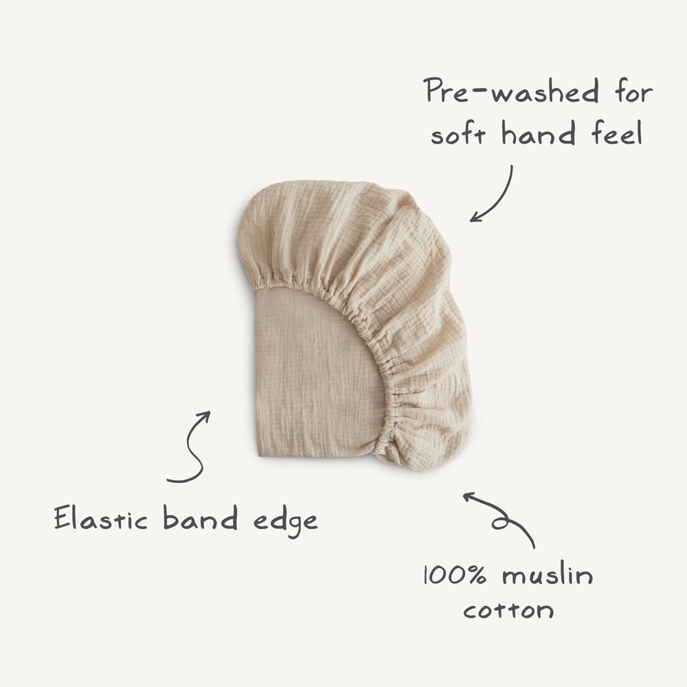 Mushie Baby lagen Small White - Billede 4