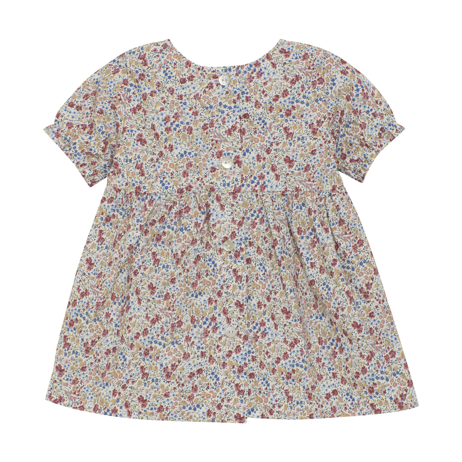 HUTTEliHUT Kjole SS Baby Liberty Fabric Sepia Rose - Billede 2