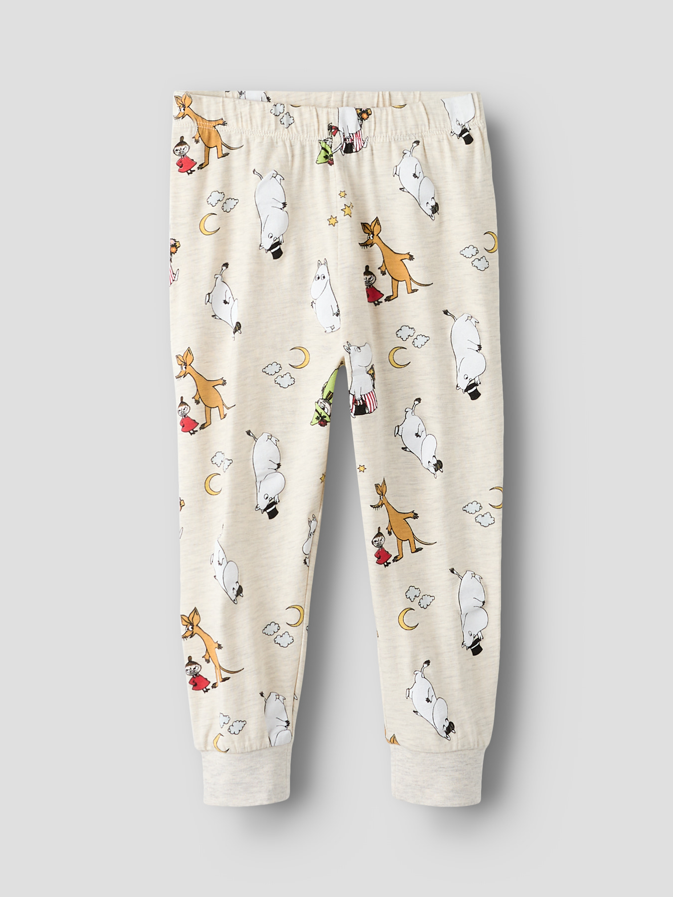 Name It Nattøj Mini LS Semol Moomin Trolde Peyote Melange - Billede 2