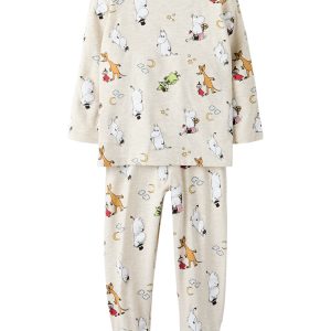 Name It Nattøj Mini LS Semol Moomin Trolde Peyote Melange