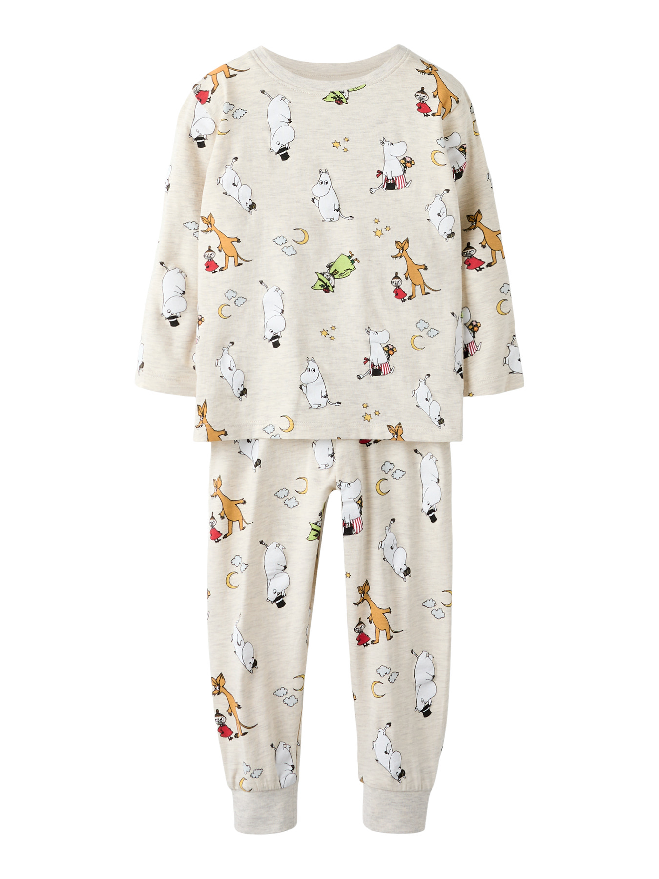Name It Nattøj Mini LS Semol Moomin Trolde Peyote Melange