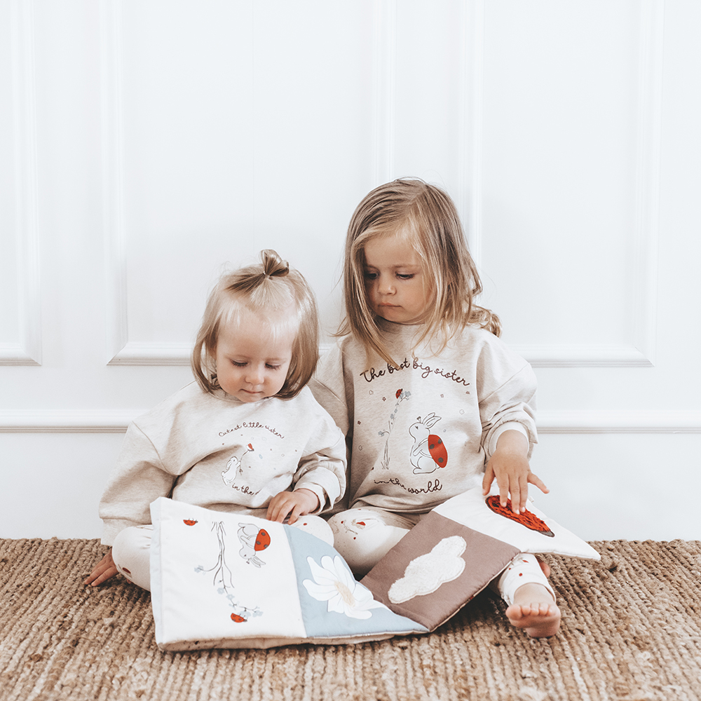That's Mine Sweatshirt LS Finley Little Sister Light Brown Melange - Billede 3