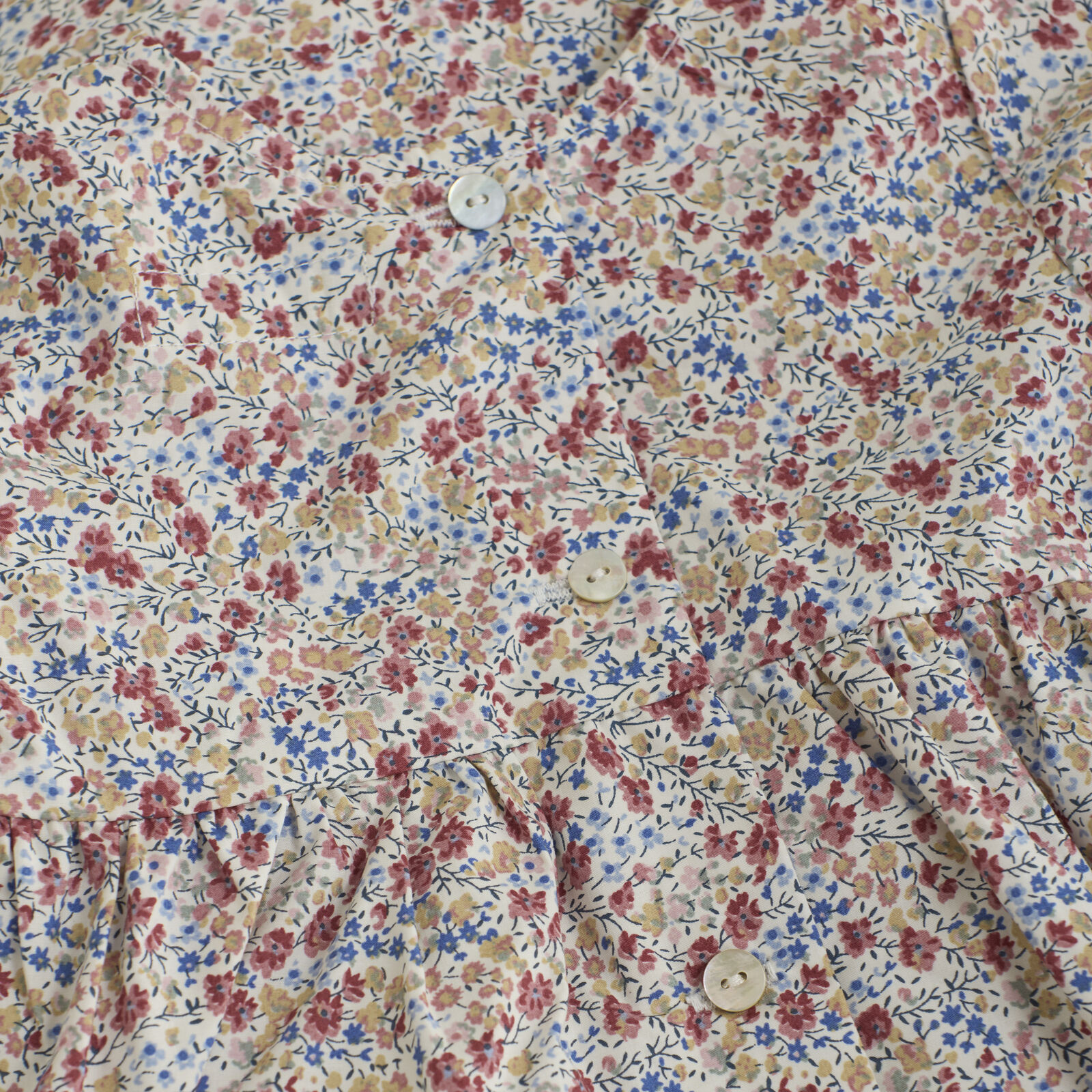 HUTTEliHUT Kjole SS Baby Liberty Fabric Sepia Rose - Billede 3