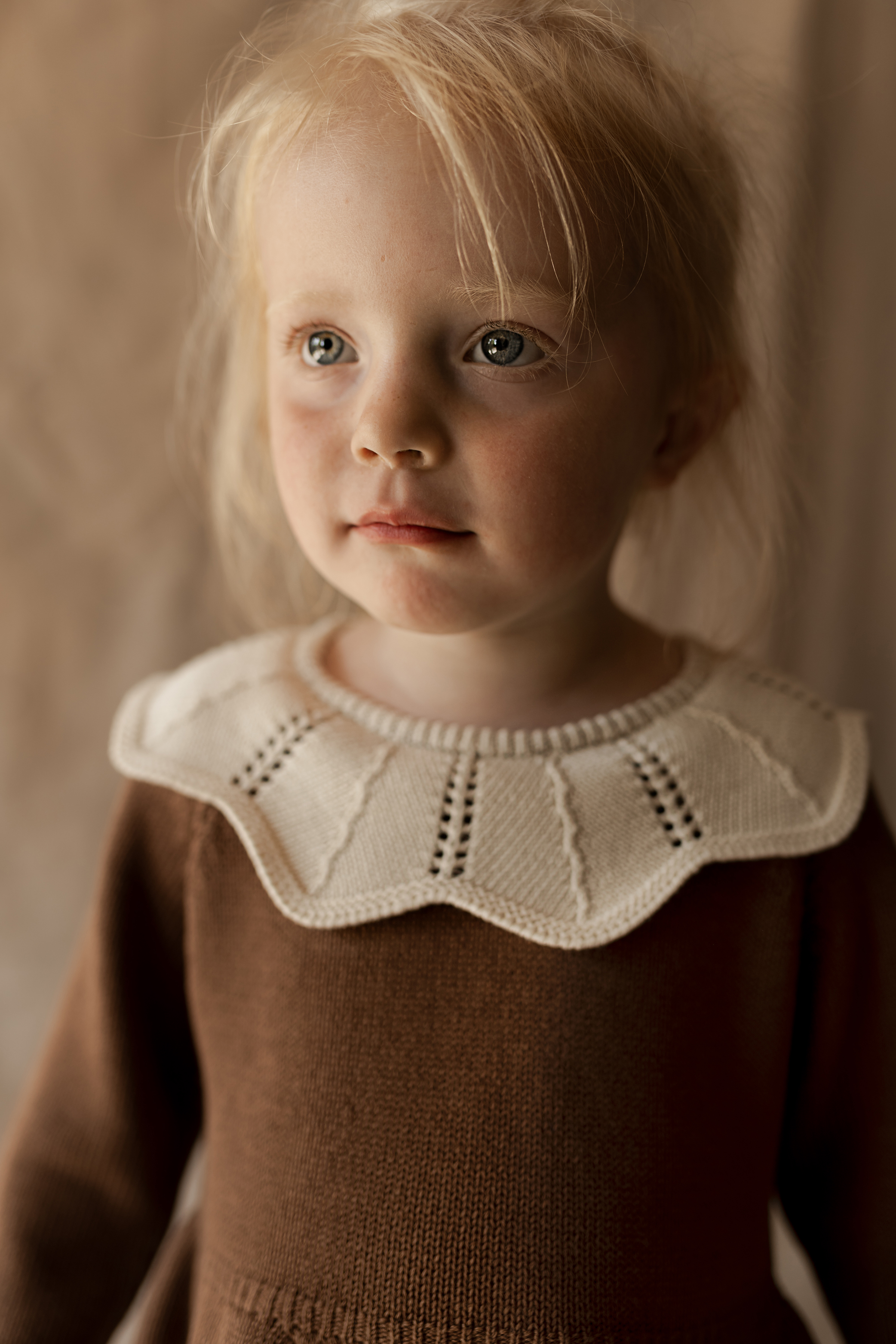 Hanevild Kjole Strik Johanne Brown - Billede 7