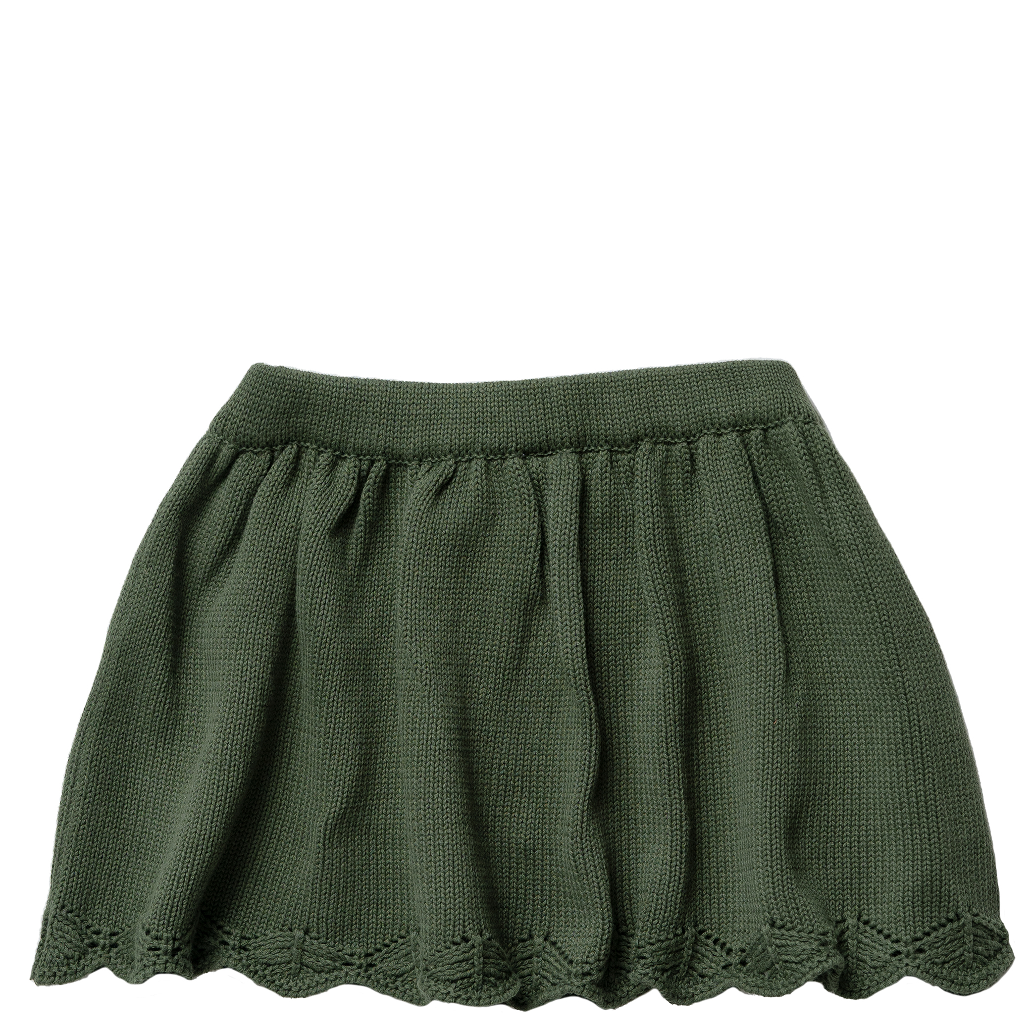 Hanevild Nederdel Strik Ingrid Bronze Green - Billede 3