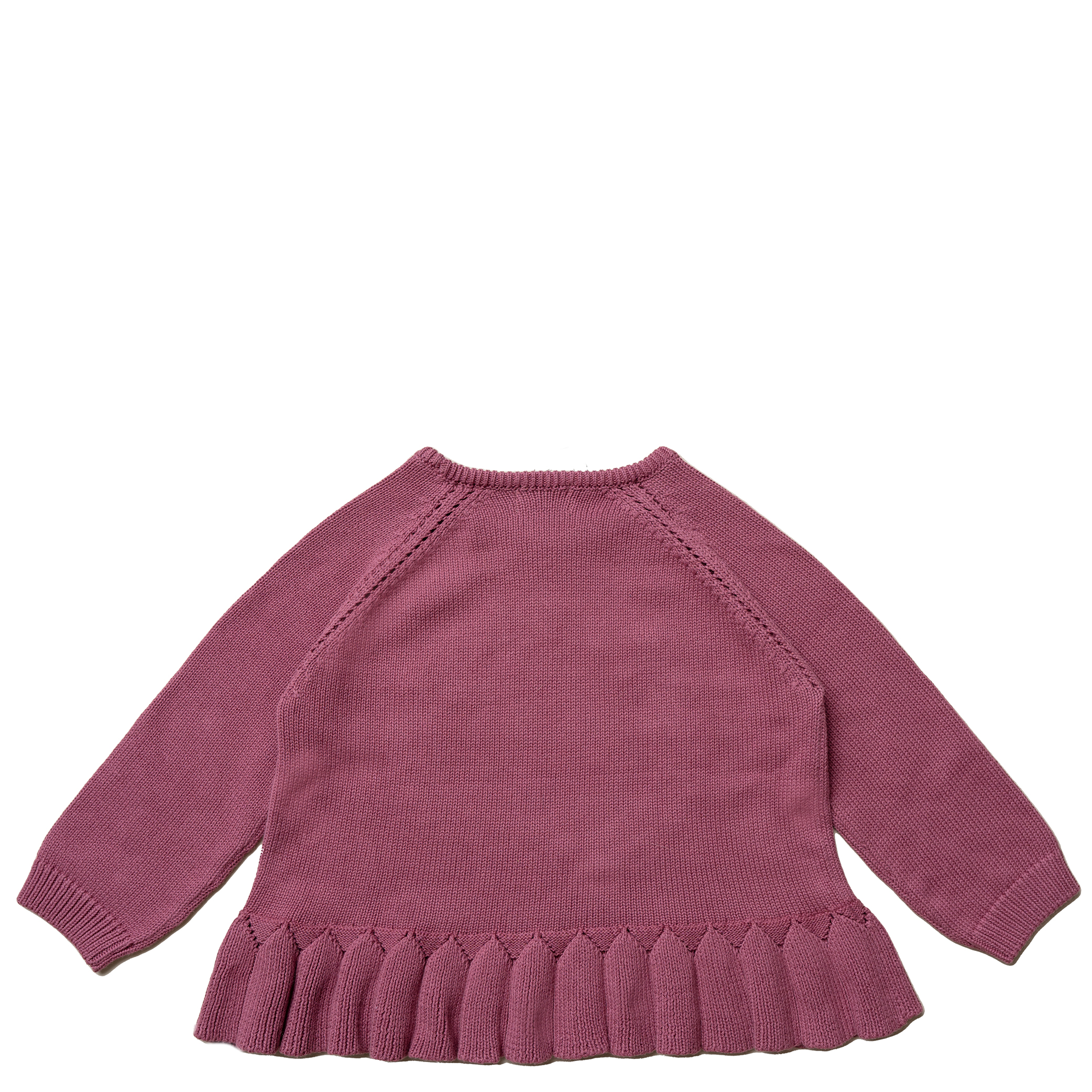 Hanevild Bluse LS Strik Agnes Chrushed Berry - Billede 2