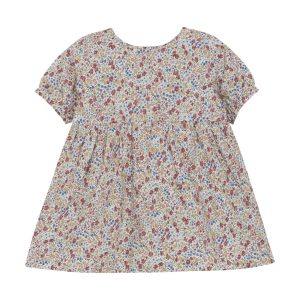 HUTTEliHUT Kjole SS Baby Liberty Fabric Sepia Rose