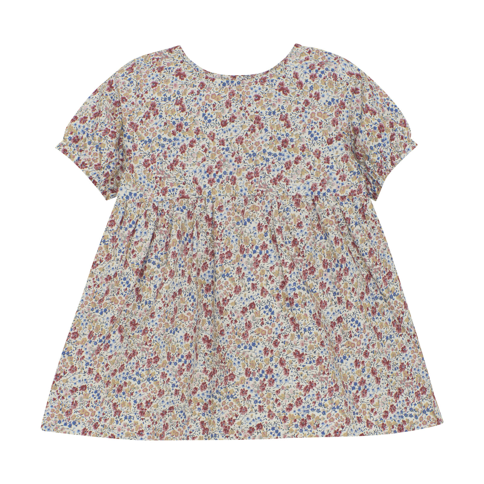 HUTTEliHUT Kjole SS Baby Liberty Fabric Sepia Rose