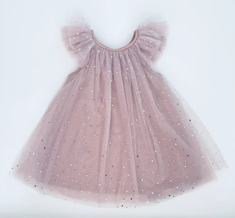 Dolly Kjole Stars & Moon Tulle Fairy Dusty Violet - Billede 9