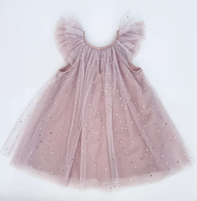 Dolly Kjole Stars & Moon Tulle Fairy Dusty Violet - Billede 8