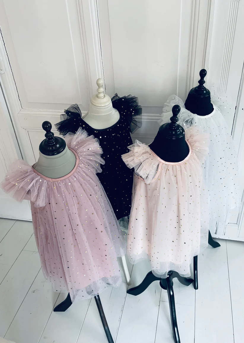 Dolly Kjole Stars & Moon Tulle Fairy Dusty Violet - Billede 7