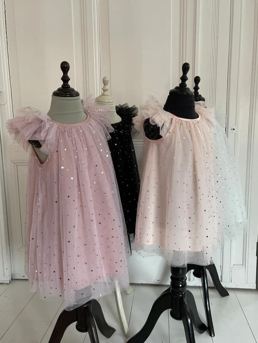 Dolly Kjole Stars & Moon Tulle Fairy Dusty Violet - Billede 5