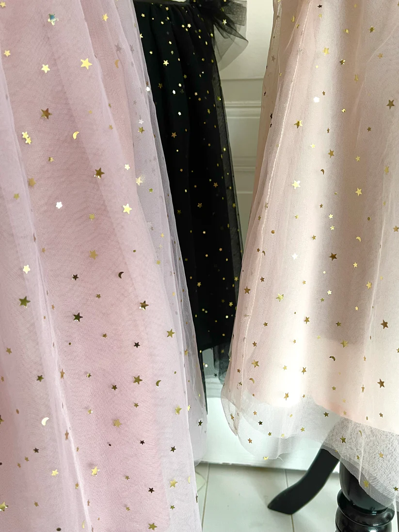 Dolly Kjole Stars & Moon Tulle Fairy Ballet Pink - Billede 3