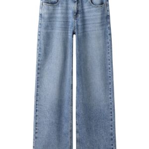 LMTD Jeans Bett Wide Medium Blue Denim